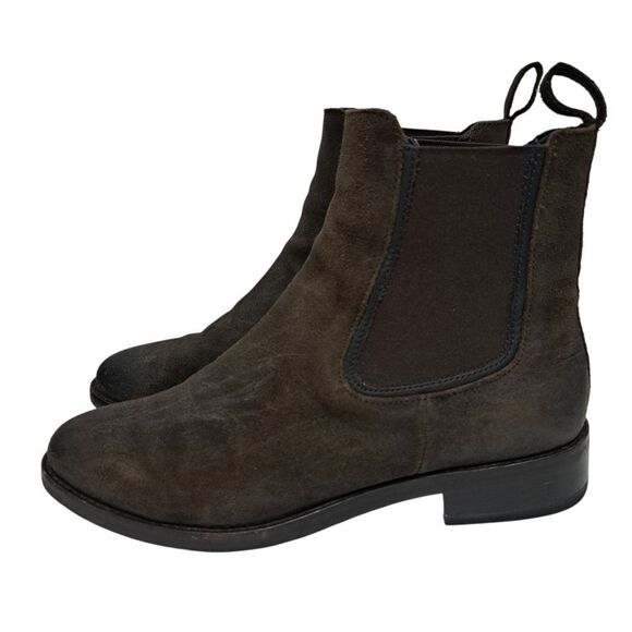 Thursday Boot Co. The Duchess Grunge Streetwear Dark Olive Suede Size 8 - Picture 8 of 15